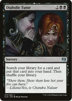 1 x Diabolic Tutor - Kaladesh - LP - MTG - Image 1