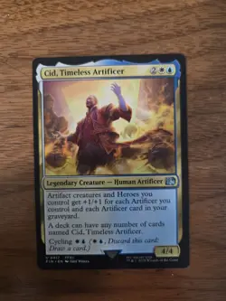 MTG Cid, Timeless Artificer Final Fantasy Magic the Gathering 0417 - Image 1