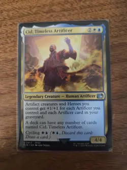 MTG Cid, Timeless Artificer Final Fantasy Magic the Gathering 0417 - Image 2