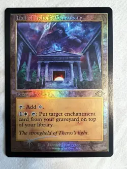 MTG Modern Horizons 2 Hall of Heliods Generosity Retro Frame Foil x 1 - Image 1