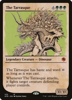 x1 The Tarrasque (Showcase) Adventures in the Forgotten Realms Regular 333 Green - Image 1