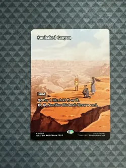 MTG Sunbaked Canyon #0058 Borderless M Avatar: The Last Airbender: E-L (TLE) - Image 1