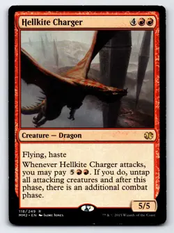 Hellkite Charger R Modern Masters 2015 # 118 NM Normal - Image 1