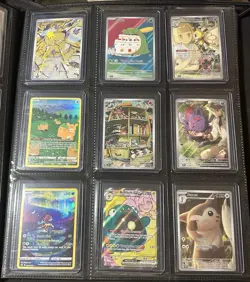 Pokemon Near Mint Illustration Rare Secret Ultra Art Card 18 Card Lot - Image 1