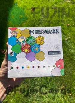 IN HAND Pokemon S-Chinese 151 Puzzle Fridge Magnet Set Sealed Slim Pack [10 Box] - Image 2