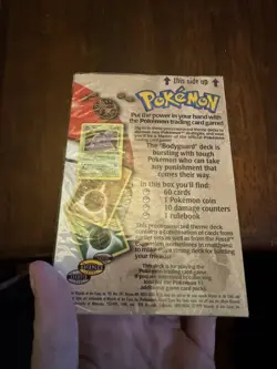 BodyGuard Theme Deck Pokemon Fossil - Wizards of the Coast - Sealed w/ Holo Muk - Image 3