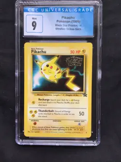 Pokemon Cards: Wizards Black Star Promo: Pikachu 4 CGC 9 - Image 2