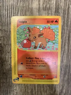 Pokemon TCG Vulpix - 116/147 Aquapolis - Vintage - 2003 - Image 1
