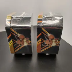 2- Sealed Pokemon V Powers Tin Pikachu and Eevee V JP0118 - Image 4