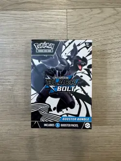 Pokemon Scarlet & Violet Black Bolt Booster Bundle 6 Packs Factory Sealed New - Image 1