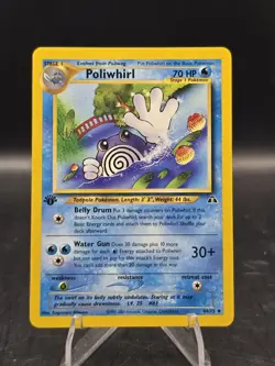 Pokemon TCG Poliwhirl 44/75 1st Edition Neo Discovery NM - Image 1