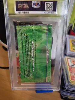 2005 Pokemon Pop Series 2 sealed booster pack graded PSA 9 MINT (cert 107286866) - Image 2