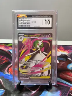 2025 POKEMON CGC 10 MEGA GARDEVOIR EX 159/132 MEGA EVOLUTION ULTRA RARE - Image 1