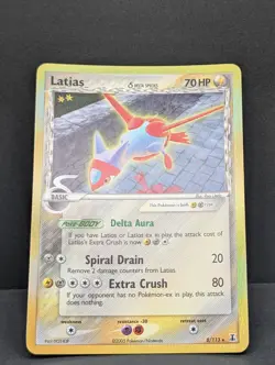 Latias Delta Species 8/113 Delta Species Holo Ultra Rare Pokemon TCG Nintendo NM - Image 3