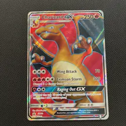 Pokemon TCG - Black Star - Charizard Gx - SM60 - Full Art Promo - Image 1