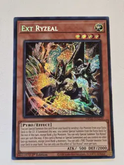 EXT Ryzeal MP25-EN120 Prismatic Secret Rare Yugioh 1st Edition 2025 Mega-Pack - Image 1