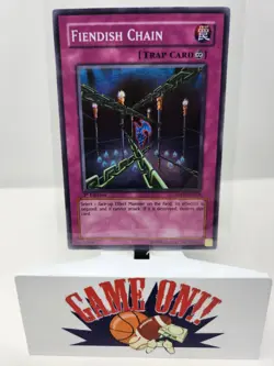YuGiOh Fiendish Chain ABPF-EN064 1st Edition Super Rare NM - Image 1