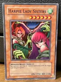 Yu-Gi-Oh! Harpie Lady Sisters Metal Raiders MRD-009 First Edition SUPER RARE - Image 1