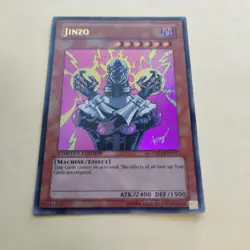 Yugioh Jinzo Anniversary Pack YAP1-EN007 Limited Ultra Rare LP - Image 1