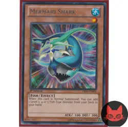 Yugioh Mermaid Shark PRIO-EN005 Rare 1st Edition NM - Image 1