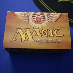 MTG: MIRAGE empty Booster Pack display box, NO CARDS, 1996 VG COND - Image 1