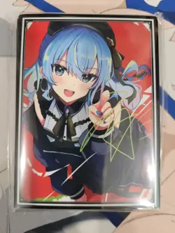 Hoshimachi Suisei hololive Anime Card Sleeves *NEW* 60ct - Image 2