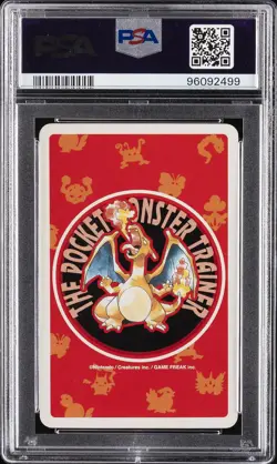 1996 POKEMON RED VERSION PLAYING CARDS QUEEN OF DIAMONDS #044 GLOOM PSA 6 - Image 2
