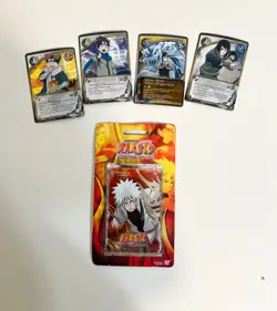 Bandai Naruto Lineage of the Legends Trading Card Pack Sealed w 4 cards - Image 1