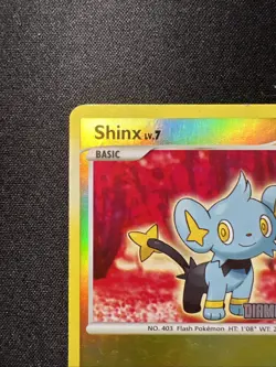 Shinx 98/130 Reverse Holo Diamond & Pearl Stamped Ken Sugimori Pokemon Card TCG - Image 2