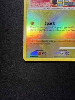 Shinx 98/130 Reverse Holo Diamond & Pearl Stamped Ken Sugimori Pokemon Card TCG - Image 5