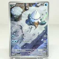 Snover Illustration Rare 140/132 Mega Evolution Pokemon TCG Near Mint Card NM - Image 1