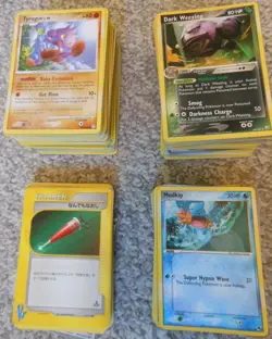 Pokemon mystery lot of 100 cards w/ Ultra Rare V GX or EX + Reverse Holos (mint) - Image 2