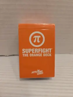 Skybound Superfight Orange Deck: 100 Nerdy Cards Game of Absurd Arguments NEW - Image 1