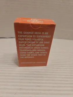 Skybound Superfight Orange Deck: 100 Nerdy Cards Game of Absurd Arguments NEW - Image 3