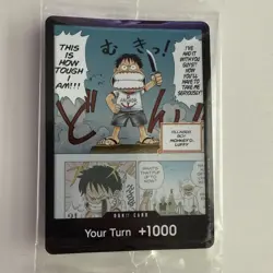 DON!! Card (Young Luffy) (Devil Fruits Collection Vol. 1) One Piece Sealed - Image 1