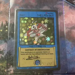 The Lady Bug Contract Card Promo 50/100 Serialized - Cannabeast Tcg - Image 1