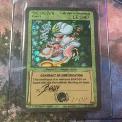 Le Chef - Contract Card Promo - Serialized 56/100 - Cannabeast Tcg - Image 1