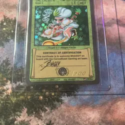 Le Chef - Contract Card Promo - Serialized 56/100 - Cannabeast Tcg - Image 3