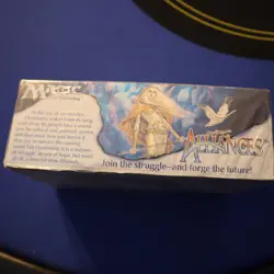 MTG: ALLIANCES empty Booster Pack display box, NO CARDS, 1996 VG+ COND - Image 4