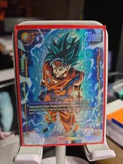 ?Son Goku SR FB02-119 Secret Rare Alternate Art Dragon Ball Fusion World Card En - Image 1