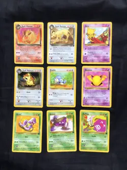 Pokemon Cards: Team Rocket 14 Card Non-Holo Lot - Image 1