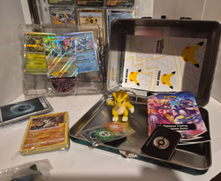 Pokemon Huge Lot Of Binder Lunchbox Collection 220+ Cards W/ 43 Holos Plus More - Image 2