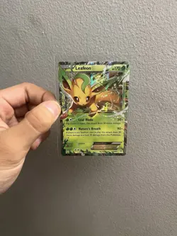 Pokemon Leafeon EX Holo Ultra Rare Card 10/83 XY Generations - Image 1