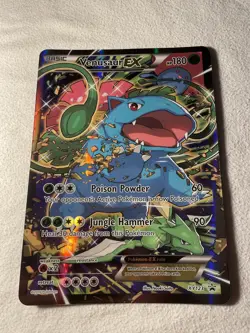 Pokemon TCG Venusaur EX Jumbo Oversized Holo Card XY123 + Gumshoos GX 110/149 - Image 3