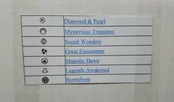 15 Pokemon Cards FROM Diamond and Pearl TO Stormfront - Image 1