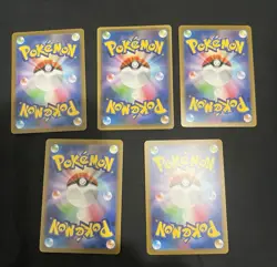 Pokemon Yu Nagaba Cards Lot Of 5 - Near Mint To Mint! - Image 2