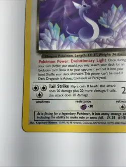 Dark Dragonair 33/82 Team Rocket Regular Pokemon Rare Vintage Card - Image 3