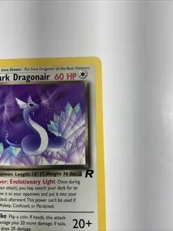 Dark Dragonair 33/82 Team Rocket Regular Pokemon Rare Vintage Card - Image 5