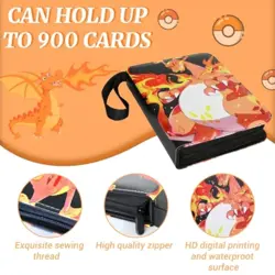 Pokemon Card Binder Holder Fits 900 Cards w/ 50 Removable Sleeves BRAND NEW - Image 2