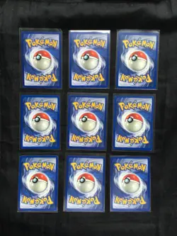 Pokemon Cards: Shadowless Base Set 28 Card Non-Holo Lot - Image 2